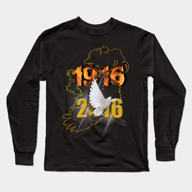 1916/2016  Centenary Long Sleeve T-Shirt by declancarr